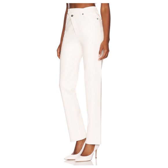 NWT Agolde Criss Cross Vegan Leather Pants - 26 - Picture 4 of 10